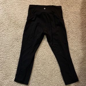 Lululemon 19” leggings size 8 Black